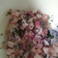 El cooksnap de Angélica Retali cuando hizo CEVICHE Peruano-colombiano...!.