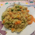 El cooksnap de Carla Belnome cuando hizo Quinoa con verduras.