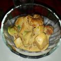 El cooksnap de Cristina Gimenez 🌼 cuando hizo Copa de langostinos para una noche especial.