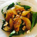El cooksnap de Ben Lúz cuando hizo Ensalada Gourmet de rúcula y peras caramelizadas.