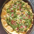 El cooksnap de Marcela Alejandra Gasparrini cuando hizo Budín de rúcula, jamón y queso.