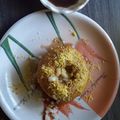 Rohini Rathi's cooksnap of when they made Poha pyaz ki kachori chat.