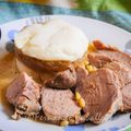 El cooksnap de Fernando Caballer Carbonell cuando hizo Solomillo de cerdo a la miel y mostaza con milhoja de patata y cebolla caramelizada.