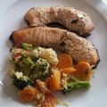 El cooksnap de Sofia Rodriguez cuando hizo Salmón al horno con salsa de mostaza y miel.