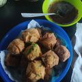 Cooksnap Dayang Farhana semasa beliau membuat Tauhu Begedil.