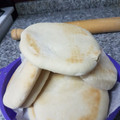 El cooksnap de Evelina Fontanini cuando hizo Pan pita/Pan árabe.