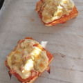 El cooksnap de Meritxell cuando hizo Pan-pizza con pan de molde .
