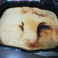 El cooksnap de Irene cuando hizo Queixada (tarta de queso).