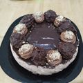 El cooksnap de Paola Leuci cuando hizo Tarta de Nutella y Ferrero Rocher.