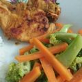 Cooksnap dari Maulida Zahra untuk resep #GMdietDay6 ayam panggang teflon + sayuran 🍗🍗🍗