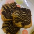 Cooksnap NLAMK semasa beliau membuat Kek kukus marble pisang tanduk.