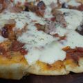 El cooksnap de Sabrina Egaña cuando hizo Pizza al sartén, sin horno y sin levadura.