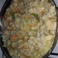 El cooksnap de Euge Rodriguez cuando hizo Pollo salteado con verduras y arroz.