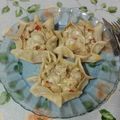 El cooksnap de Naiara Acevedo cuando hizo Canastitas de pollo y queso.