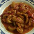 El cooksnap de Sara Diz cuando hizo Calamares con tomate frito.