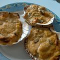 El cooksnap de Lorena Gonzalez cuando hizo Vieiras rellenas gratinadas con bechamel al horno.