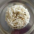 Darshana Patel's cooksnap of when they made Jeera Rice.