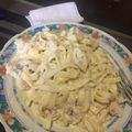 El cooksnap de Tania Ortega cuando hizo Fideos sin TACC.
