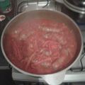 El cooksnap de Pablo Aquino cuando hizo Chorizos a la pomarola al disco.