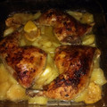 El cooksnap de Lidia Boss cuando hizo Pollo al horno con sopa de cebolla.