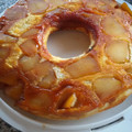 El cooksnap de Maria Andrea Chicui cuando hizo Tarta de manzana invertida.