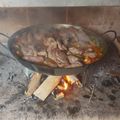 El cooksnap de pablo cuando hizo Bondiola de cerdo a la cerveza negra en el disco.