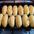 El cooksnap de aliciaarechavala cuando hizo Pan de Viena para panchos 🌭.