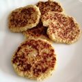 El cooksnap de Gloria Bueno cuando hizo Tortitas de coliflor.