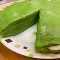善柔. 的 抹茶千層蛋糕｜Matcha Mille Crêpe Cake cooksnap
