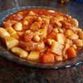 El cooksnap de Guillermo cuando hizo Guiso de mondongo.