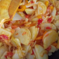 El cooksnap de Cinahy cuando hizo Papas a la Mexicana fritas las tías.