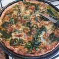 El cooksnap de Fiona Cook cuando hizo Tarta de espinaca y zanahoria.