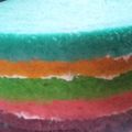 Cooksnap dari Yuni keywong untuk resep Rainbow cake 