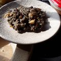 El cooksnap de Arturo De Vera cuando hizo Choco con arroz negro.