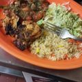 El cooksnap de Eber Hernandez cuando hizo Pollo al horno con cilantro.
