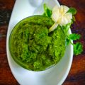 Hetal Chirag Buch's cooksnap of when they made લીલા લસણ ફુદીના ચટણી (Lilu Lasan Pudina Chutney Recipe In Gujarati).