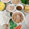 Phan Bao Van's cooksnap of when they made Gỏi cuốn thịt luộc chấm mắm nêm 😋.