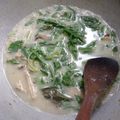 Cooksnap dari Akira's mom untuk resep Bobor Bayam (Sayur Bayam Santan)