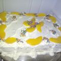 El cooksnap de Belen Brizueña cuando hizo Torta de crema y duraznos.