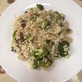 El cooksnap de MimiD cuando hizo Risotto de brócoli y setas.