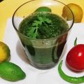 Priya Sharma का कुकस्नैप जब उन्होंने कच्चे आम पुदीना की चटनी (kacche aam pudina ki chutney recipe in Hindi) बनाया था।
