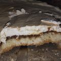 El cooksnap de Natalia Soperez cuando hizo "Torta merengada" con dulce de leche (merengue francés).