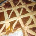 El cooksnap de Flopy Vallejos cuando hizo Frola de dulce de leche.
