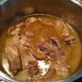 El cooksnap de Kevin Gibert cuando hizo Conejo en salsa.