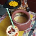 SANGEETASOOD का कुकस्नैप जब उन्होंने स्ट्रॉबेरी लस्सी(strawberry lassi recipe in hindi) बनाया था।