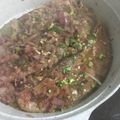 El cooksnap de MarcelaPP cuando hizo Hígado encebollado.