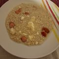 Cooksnap από Evi Zouba στη συνταγή Ξινός τραχανάς με λουκάνικα και φέτα