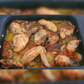 El cooksnap de Almudena Valero (Nitaval) cuando hizo Pollo troceado al horno con patatas.