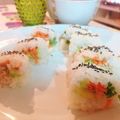 El cooksnap de Lu Dlk cuando hizo Sushi trucho, o TRUCHI.