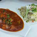 Мдди Мдиї's cooksnap of when they made Fried rice and chicken manchurian.